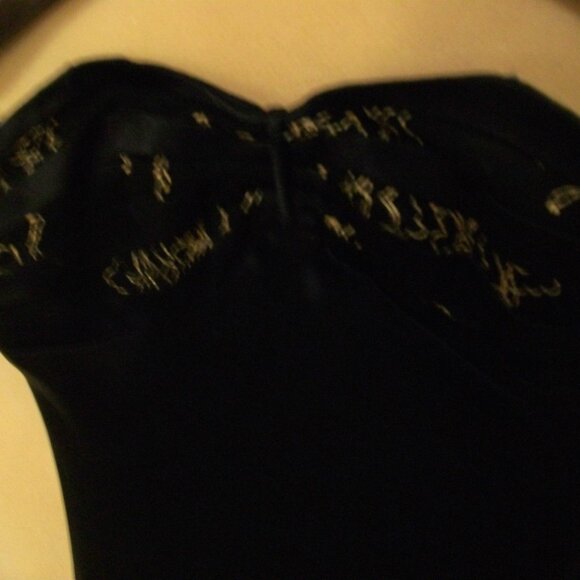 - ALLEN SCHWARTZ'S EVENING DRESS WOMEN SIZE 4- MADE in USA - Picture 3 of 12